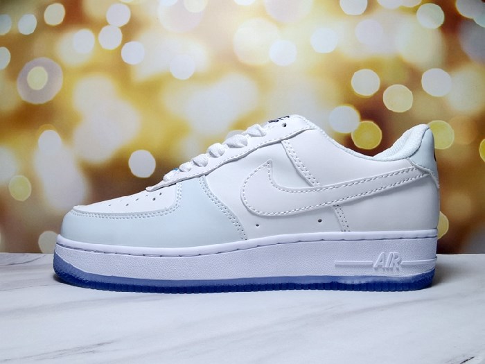 Women's Air Force 1 White/Blue Shoes 0144 Women's Air Force 1 White/Blue Shoes 0144