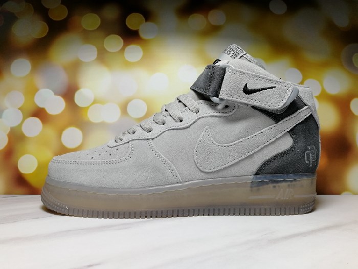 Women's Air Force 1 High Top Grey Shoes 0162 Women's Air Force 1 High Top Grey Shoes 0162