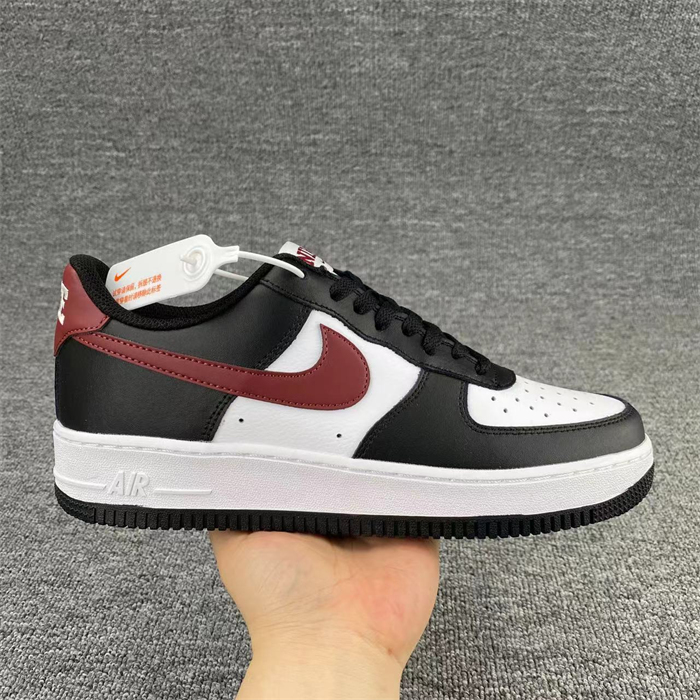 Women's Air Force 1 Black/White Shoes Top 0277