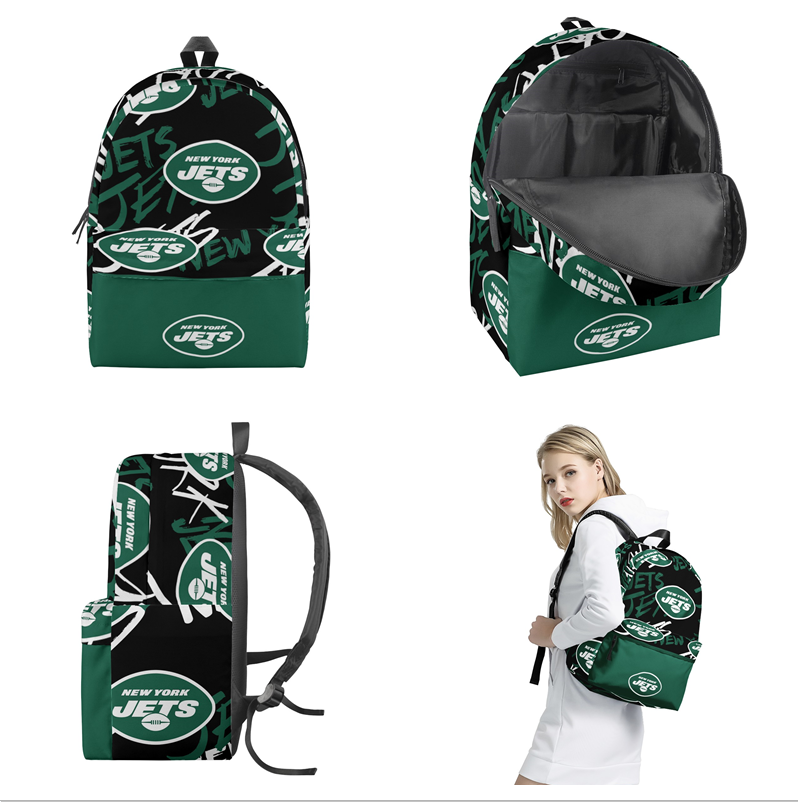 New York Jets All Over Print Polyester Backpack 001 New York Jets All Over Print Polyester Backpack 001