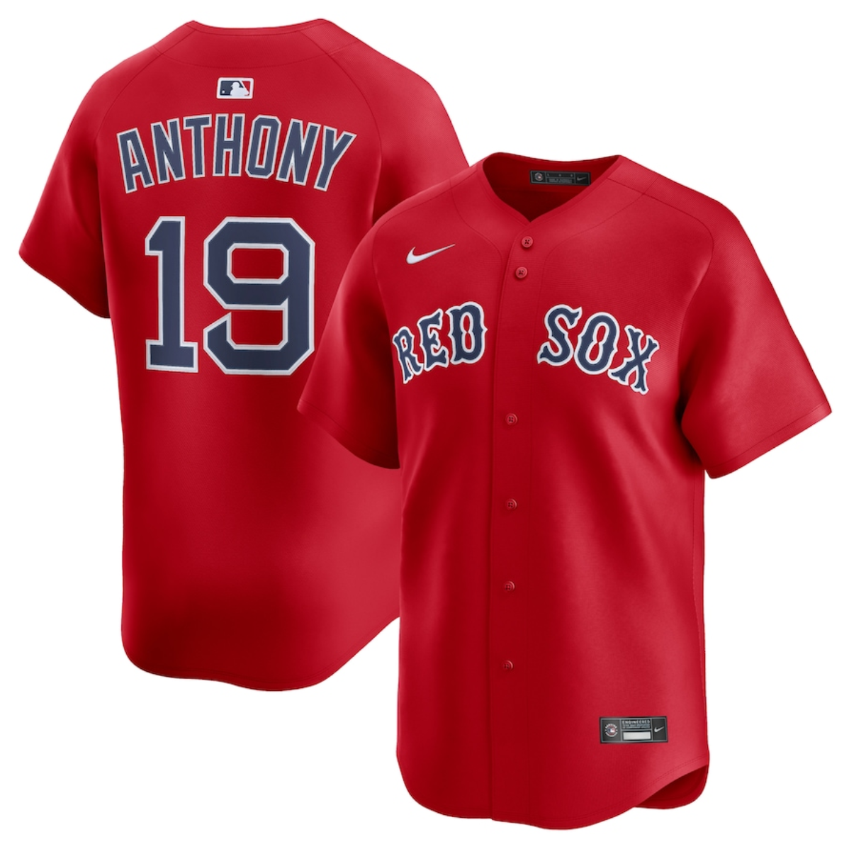 Men's Boston Red Sox #19 Roman Anthony Red 2024 Alternate Limited Stitched Baseball Jersey Men's Boston Red Sox #19 Roman Anthony Red 2024 Alternate Limited Stitched Baseball Jersey