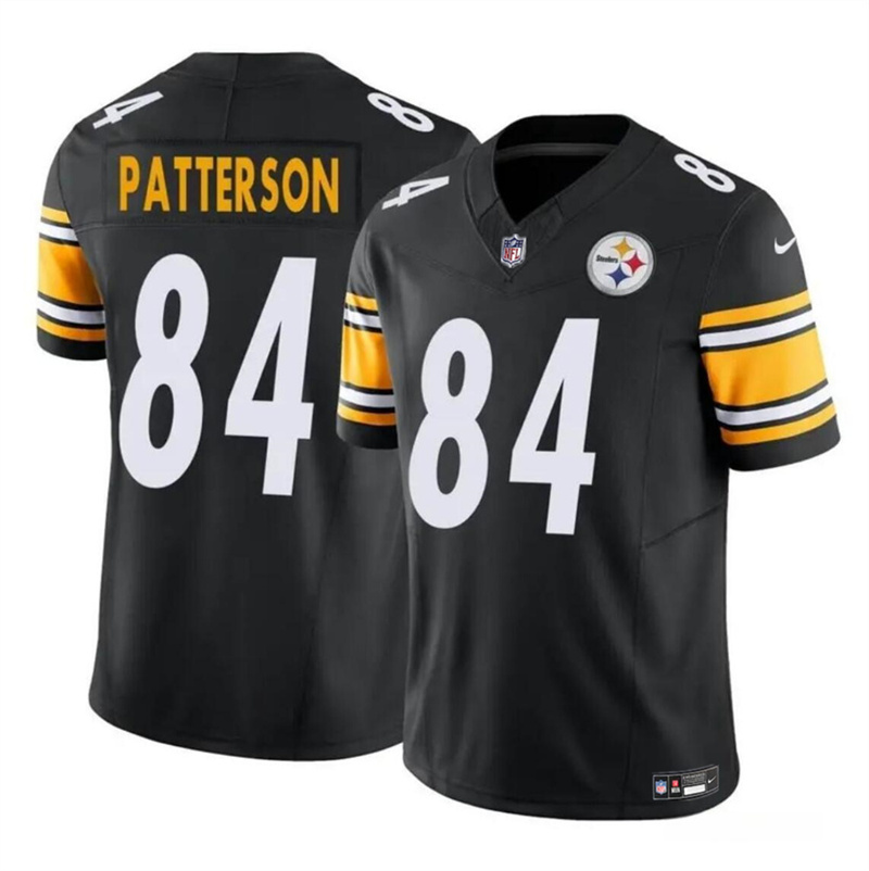 Youth Pittsburgh Steelers #84 Cordarrelle Patterson Black 2024 F.U.S.E. Vapor Untouchable Limited Stitched Football Jersey