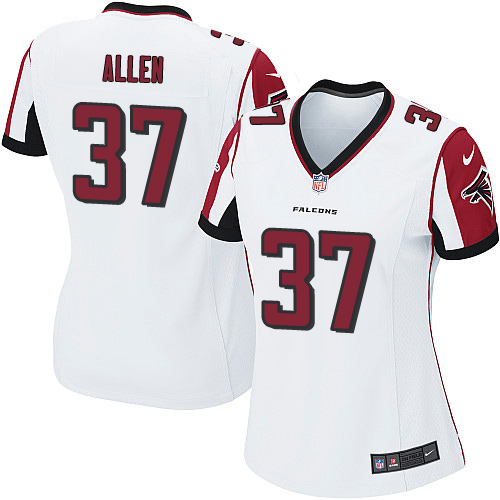 Nike Falcons #37 Ricardo Allen White Women's Stitched NFL Elite Jersey Nike Falcons #37 Ricardo Allen White Women's Stitched NFL Elite Jersey