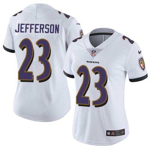 Nike Ravens #23 Tony Jefferson White Women's Stitched NFL Vapor Untouchable Limited Jersey Nike Ravens #23 Tony Jefferson White Women's Stitched NFL Vapor Untouchable Limited Jersey