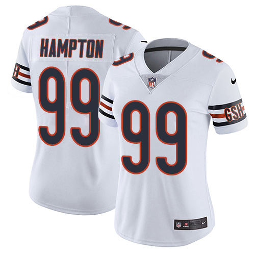 Nike Bears #99 Dan Hampton White Women's Stitched NFL Vapor Untouchable Limited Jersey Nike Bears #99 Dan Hampton White Women's Stitched NFL Vapor Untouchable Limited Jersey