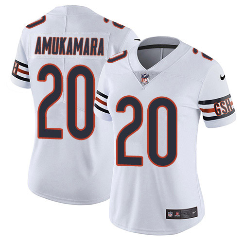 Nike Bears #20 Prince Amukamara White Women's Stitched NFL Vapor Untouchable Limited Jersey Nike Bears #20 Prince Amukamara White Women's Stitched NFL Vapor Untouchable Limited Jersey