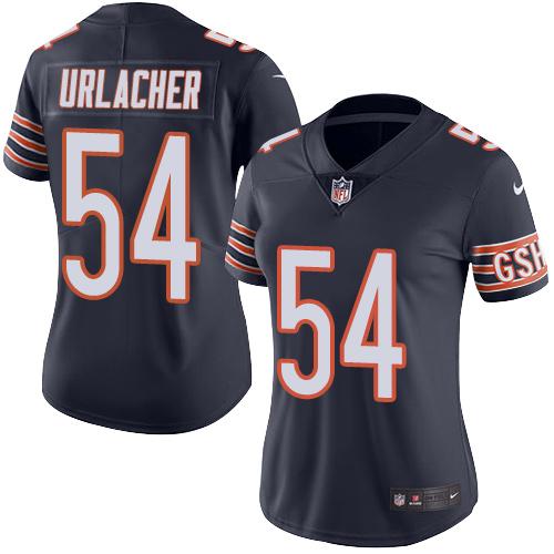 Nike Bears #54 Brian Urlacher Navy Blue Team Color Women's Stitched NFL Vapor Untouchable Limited Jersey Nike Bears #54 Brian Urlacher Navy Blue Team Color Women's Stitched NFL Vapor Untouchable Limited Jersey