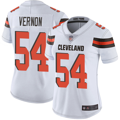 Nike Browns #54 Olivier Vernon White Women's Stitched NFL Vapor Untouchable Limited Jersey Nike Browns #54 Olivier Vernon White Women's Stitched NFL Vapor Untouchable Limited Jersey