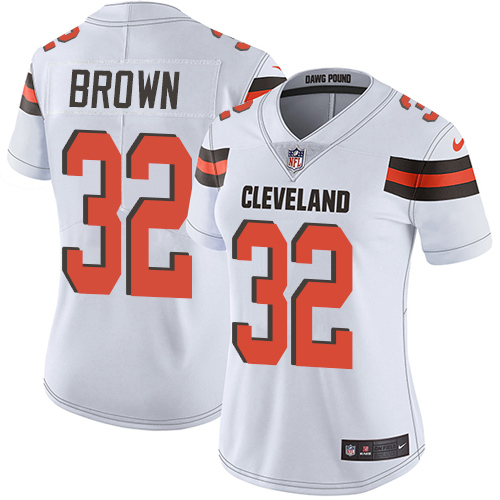 Nike Browns #32 Jim Brown White Women's Stitched NFL Vapor Untouchable Limited Jersey Nike Browns #32 Jim Brown White Women's Stitched NFL Vapor Untouchable Limited Jersey