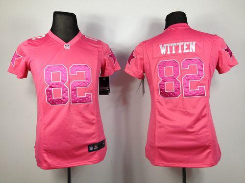 Nike Cowboys #82 Jason Witten Pink Sweetheart Women's Stitched NFL Elite Jersey Nike Cowboys #82 Jason Witten Pink Sweetheart Women's Stitched NFL Elite Jersey