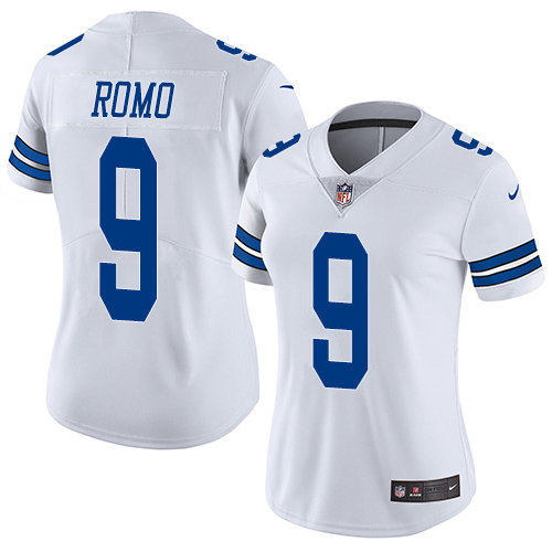 Nike Cowboys #9 Tony Romo White Women's Stitched NFL Vapor Untouchable Limited Jersey Nike Cowboys #9 Tony Romo White Women's Stitched NFL Vapor Untouchable Limited Jersey