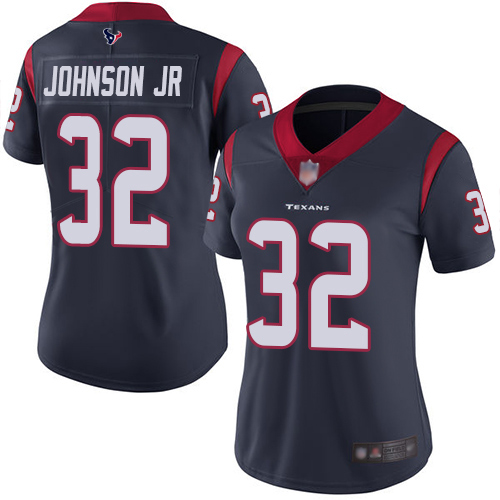 Nike Texans #32 Lonnie Johnson Jr. Navy Blue Team Color Women's Stitched NFL Vapor Untouchable Limited Jersey Nike Texans #32 Lonnie Johnson Jr. Navy Blue Team Color Women's Stitched NFL Vapor Untouchable Limited Jersey