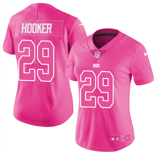 Nike Colts #29 Malik Hooker Pink Women's Stitched NFL Limited Rush Fashion Jersey Nike Colts #29 Malik Hooker Pink Women's Stitched NFL Limited Rush Fashion Jersey
