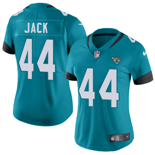 Nike Jaguars #44 Myles Jack Teal Green Alternate Women's Stitched NFL Vapor Untouchable Limited Jersey Nike Jaguars #44 Myles Jack Teal Green Alternate Women's Stitched NFL Vapor Untouchable Limited Jersey