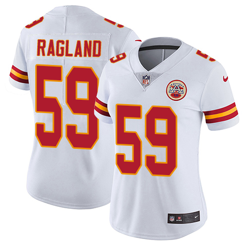 Nike Chiefs #59 Reggie Ragland White Women's Stitched NFL Vapor Untouchable Limited Jersey Nike Chiefs #59 Reggie Ragland White Women's Stitched NFL Vapor Untouchable Limited Jersey