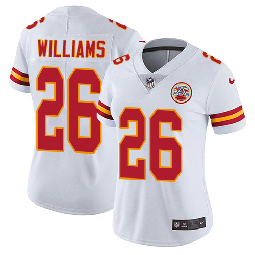 Nike Chiefs #26 Damien Williams White Women's Stitched NFL Vapor Untouchable Limited Jersey Nike Chiefs #26 Damien Williams White Women's Stitched NFL Vapor Untouchable Limited Jersey