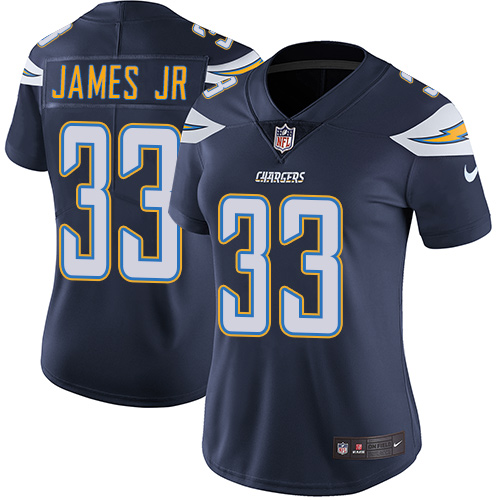 Nike Chargers #33 Derwin James Jr Navy Blue Team Color Women's Stitched NFL Vapor Untouchable Limited Jersey Nike Chargers #33 Derwin James Jr Navy Blue Team Color Women's Stitched NFL Vapor Untouchable Limited Jersey