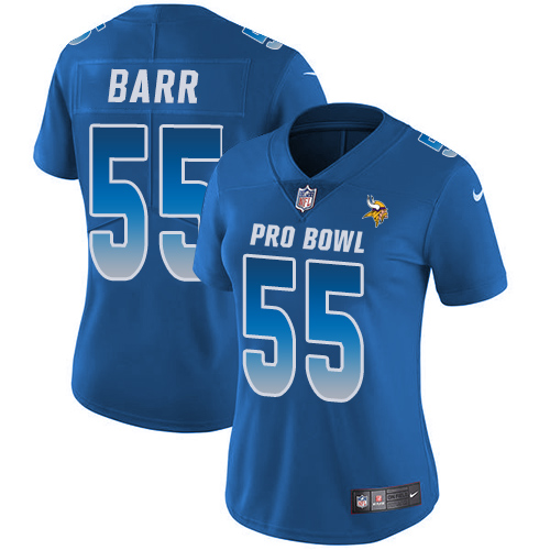 Nike Vikings #55 Anthony Barr Royal Women's Stitched NFL Limited NFC 2018 Pro Bowl Jersey Nike Vikings #55 Anthony Barr Royal Women's Stitched NFL Limited NFC 2018 Pro Bowl Jersey