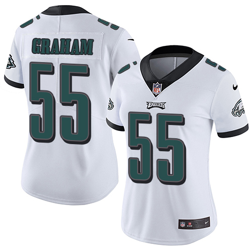 Nike Eagles #55 Brandon Graham White Women's Stitched NFL Vapor Untouchable Limited Jersey Nike Eagles #55 Brandon Graham White Women's Stitched NFL Vapor Untouchable Limited Jersey