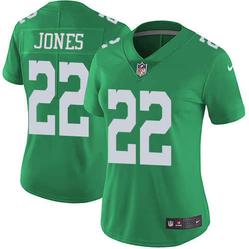 Nike Eagles #22 Sidney Jones Green Women's Stitched NFL Limited Rush Jersey Nike Eagles #22 Sidney Jones Green Women's Stitched NFL Limited Rush Jersey