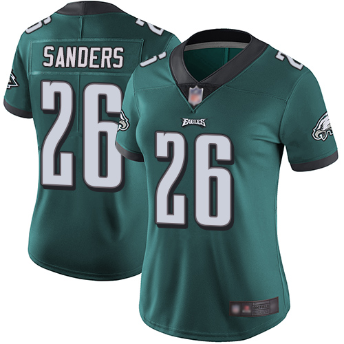 Nike Eagles #26 Miles Sanders Midnight Green Team Color Women's Stitched NFL Vapor Untouchable Limited Jersey Nike Eagles #26 Miles Sanders Midnight Green Team Color Women's Stitched NFL Vapor Untouchable Limited Jersey