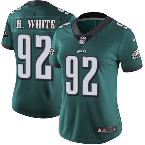 Nike Eagles #92 Reggie White Midnight Green Team Color Women's Stitched NFL Vapor Untouchable Limited Jersey Nike Eagles #92 Reggie White Midnight Green Team Color Women's Stitched NFL Vapor Untouchable Limited Jersey