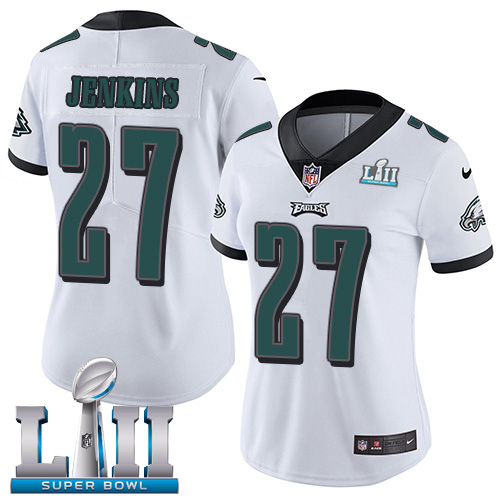 Nike Eagles #27 Malcolm Jenkins White Super Bowl LII Women's Stitched NFL Vapor Untouchable Limited Jersey Nike Eagles #27 Malcolm Jenkins White Super Bowl LII Women's Stitched NFL Vapor Untouchable Limited Jersey