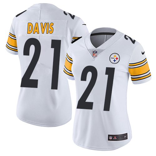 Nike Steelers #21 Sean Davis White Women's Stitched NFL Vapor Untouchable Limited Jersey Nike Steelers #21 Sean Davis White Women's Stitched NFL Vapor Untouchable Limited Jersey