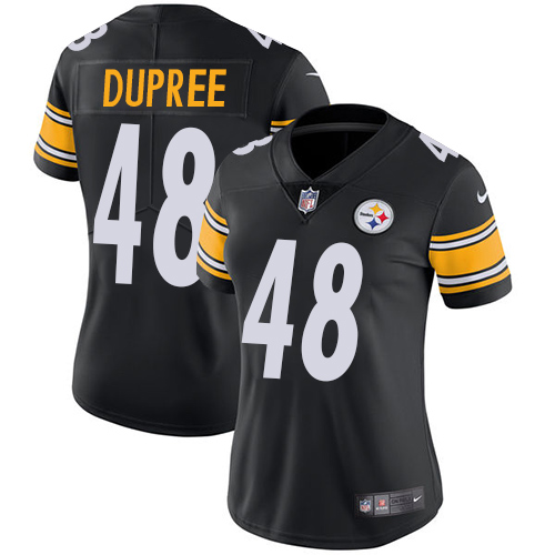 Nike Steelers #48 Bud Dupree Black Team Color Women's Stitched NFL Vapor Untouchable Limited Jersey Nike Steelers #48 Bud Dupree Black Team Color Women's Stitched NFL Vapor Untouchable Limited Jersey