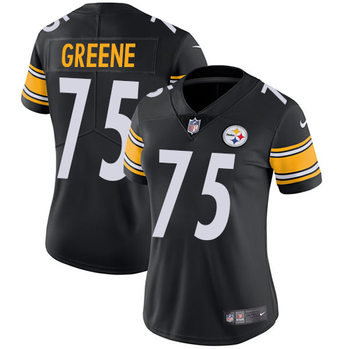 Nike Steelers #75 Joe Greene Black Team Color Women's Stitched NFL Vapor Untouchable Limited Jersey Nike Steelers #75 Joe Greene Black Team Color Women's Stitched NFL Vapor Untouchable Limited Jersey