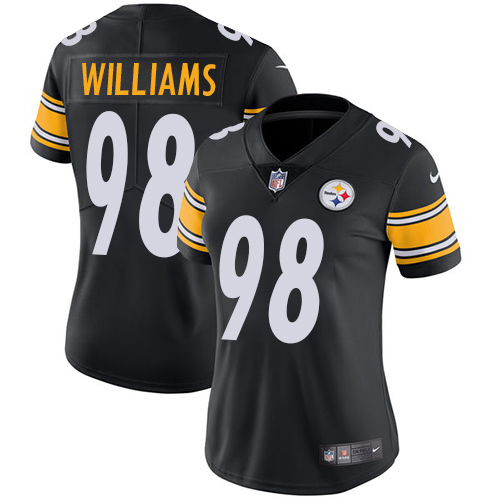 Nike Steelers #98 Vince Williams Black Team Color Women's Stitched NFL Vapor Untouchable Limited Jersey Nike Steelers #98 Vince Williams Black Team Color Women's Stitched NFL Vapor Untouchable Limited Jersey