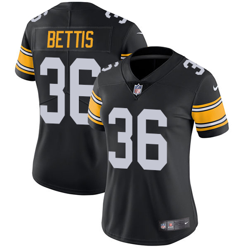 Nike Steelers #36 Jerome Bettis Black Alternate Women's Stitched NFL Vapor Untouchable Limited Jersey Nike Steelers #36 Jerome Bettis Black Alternate Women's Stitched NFL Vapor Untouchable Limited Jersey