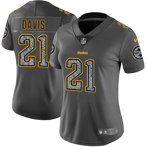Nike Steelers #21 Sean Davis Gray Static Women's Stitched NFL Vapor Untouchable Limited Jersey Nike Steelers #21 Sean Davis Gray Static Women's Stitched NFL Vapor Untouchable Limited Jersey