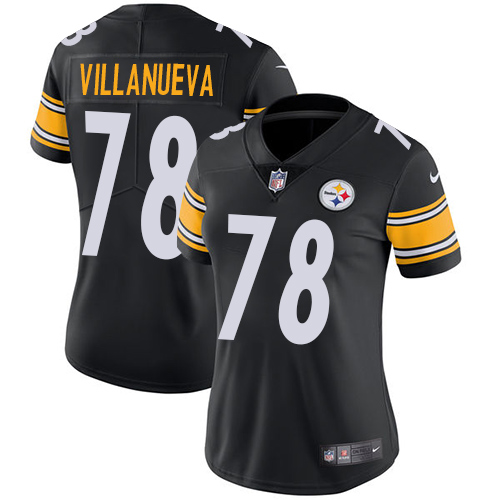 Nike Steelers #78 Alejandro Villanueva Black Team Color Women's Stitched NFL Vapor Untouchable Limited Jersey Nike Steelers #78 Alejandro Villanueva Black Team Color Women's Stitched NFL Vapor Untouchable Limited Jersey