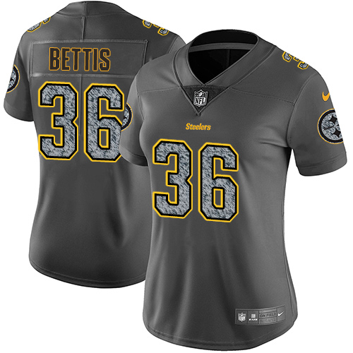 Nike Steelers #36 Jerome Bettis Gray Static Women's Stitched NFL Vapor Untouchable Limited Jersey Nike Steelers #36 Jerome Bettis Gray Static Women's Stitched NFL Vapor Untouchable Limited Jersey