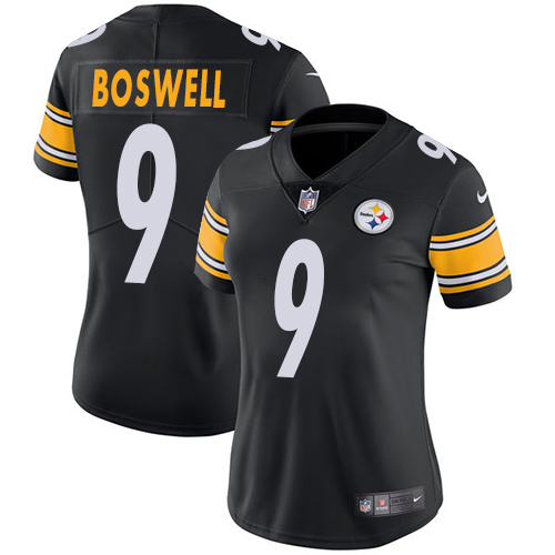 Nike Steelers #9 Chris Boswell Black Team Color Women's Stitched NFL Vapor Untouchable Limited Jersey Nike Steelers #9 Chris Boswell Black Team Color Women's Stitched NFL Vapor Untouchable Limited Jersey