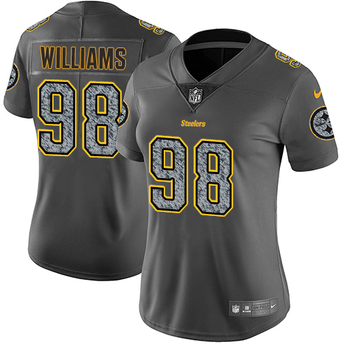 Nike Steelers #98 Vince Williams Gray Static Women's Stitched NFL Vapor Untouchable Limited Jersey Nike Steelers #98 Vince Williams Gray Static Women's Stitched NFL Vapor Untouchable Limited Jersey