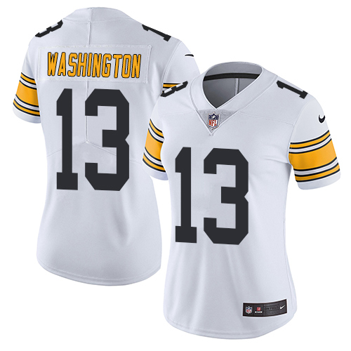 Nike Steelers #13 James Washington White Women's Stitched NFL Vapor Untouchable Limited Jersey Nike Steelers #13 James Washington White Women's Stitched NFL Vapor Untouchable Limited Jersey