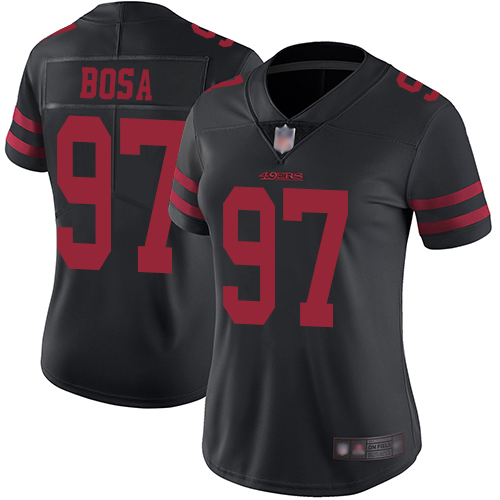 Nike 49ers #97 Nick Bosa Black Alternate Women's Stitched NFL Vapor Untouchable Limited Jersey Nike 49ers #97 Nick Bosa Black Alternate Women's Stitched NFL Vapor Untouchable Limited Jersey