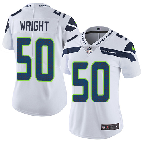 Nike Seahawks #50 K.J. Wright White Women's Stitched NFL Vapor Untouchable Limited Jersey Nike Seahawks #50 K.J. Wright White Women's Stitched NFL Vapor Untouchable Limited Jersey