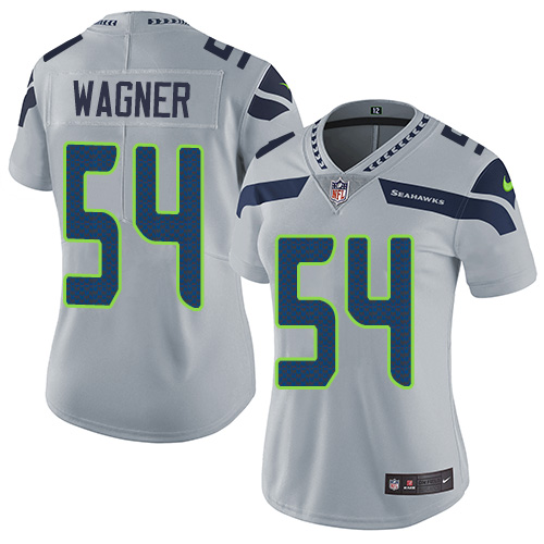 Nike Seahawks #54 Bobby Wagner Grey Alternate Women's Stitched NFL Vapor Untouchable Limited Jersey Nike Seahawks #54 Bobby Wagner Grey Alternate Women's Stitched NFL Vapor Untouchable Limited Jersey