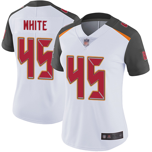 Nike Buccaneers #45 Devin White White Women's Stitched NFL Vapor Untouchable Limited Jersey Nike Buccaneers #45 Devin White White Women's Stitched NFL Vapor Untouchable Limited Jersey