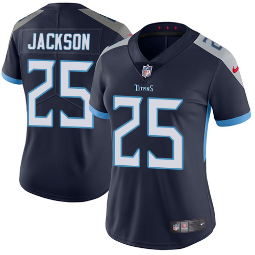 Nike Titans #25 Adoree' Jackson Navy Blue Team Color Women's Stitched NFL Vapor Untouchable Limited Jersey Nike Titans #25 Adoree' Jackson Navy Blue Team Color Women's Stitched NFL Vapor Untouchable Limited Jersey