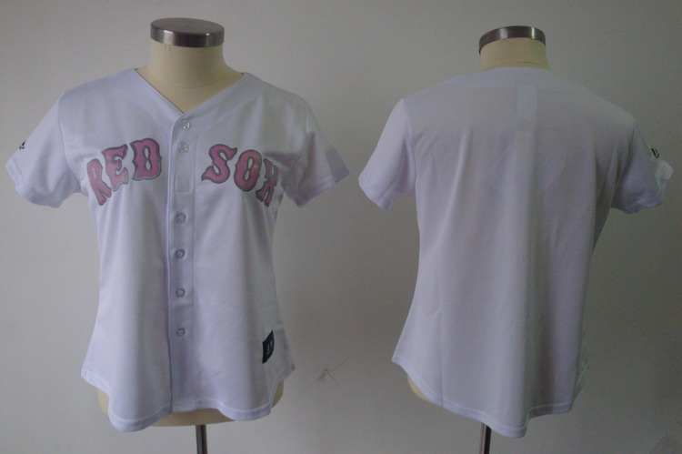 Red Sox Blank White Women's Fashion Stitched MLB Jersey Red Sox Blank White Women's Fashion Stitched MLB Jersey