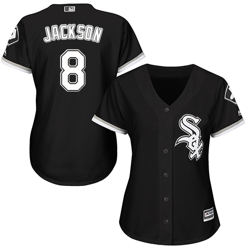 White Sox #8 Bo Jackson Black Alternate Women's Stitched MLB Jersey White Sox #8 Bo Jackson Black Alternate Women's Stitched MLB Jersey