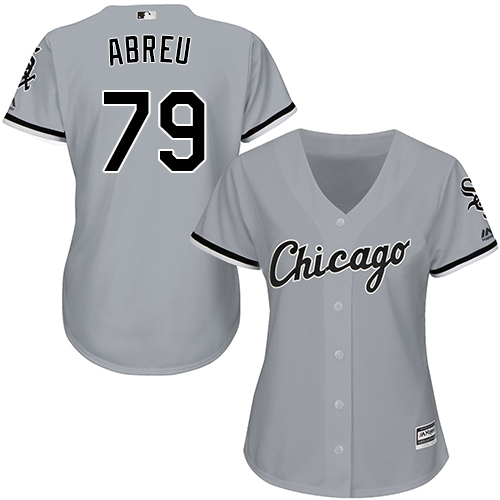 White Sox #79 Jose Abreu Grey Road Women's Stitched MLB Jersey White Sox #79 Jose Abreu Grey Road Women's Stitched MLB Jersey