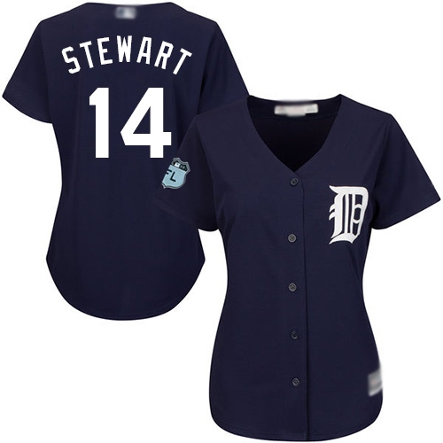 Tigers #14 Christin Stewart Navy Blue Alternate Women's Stitched MLB Jersey Tigers #14 Christin Stewart Navy Blue Alternate Women's Stitched MLB Jersey