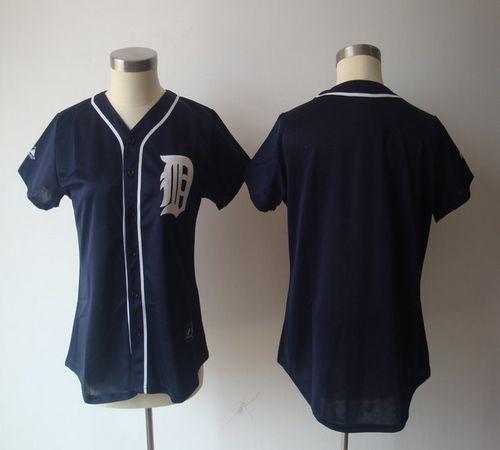 Tigers Blank Navy Blue Women's Fashion Stitched MLB Jersey Tigers Blank Navy Blue Women's Fashion Stitched MLB Jersey