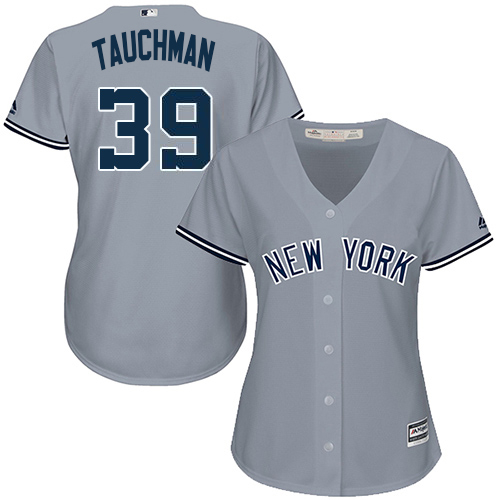 Yankees #39 Mike Tauchman Grey Road Women's Stitched MLB Jersey Yankees #39 Mike Tauchman Grey Road Women's Stitched MLB Jersey