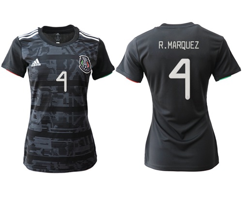 Women's Mexico #4 R.Marquez Home Soccer Country Jersey Women's Mexico #4 R.Marquez Home Soccer Country Jersey